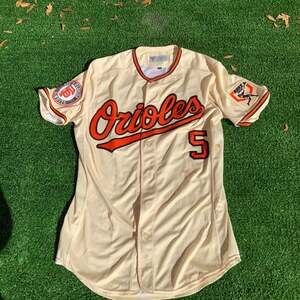 Baltimore Orioles Minors game worn Baseball Jersey  Small South Florida Bandits